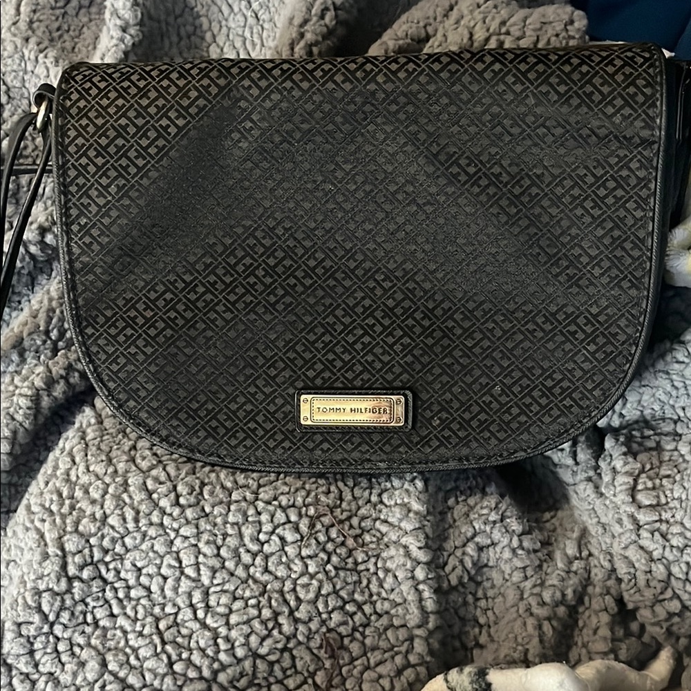 Vintage Tommy Hilfiger Black Crossbody Bag
